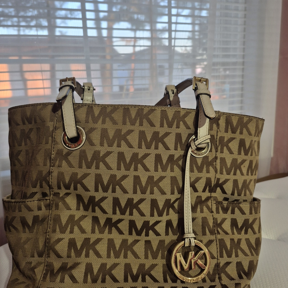 Michael Kors Brown Logo Tote